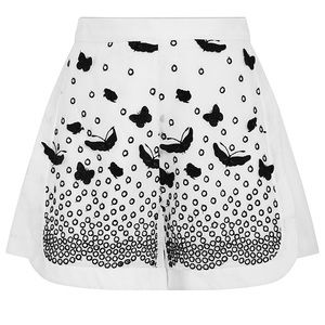 Giamba embroidered butterfly shaped short size S